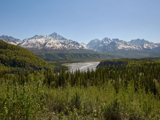 The Matanuska River on May 28th, 2022.